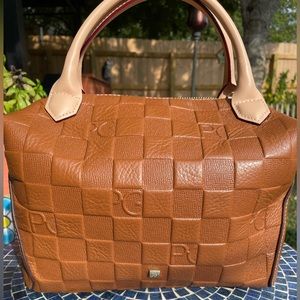 PURIFICACION GARCIA COMBINACIÓN ÚNICA LEATHER HANDBAG